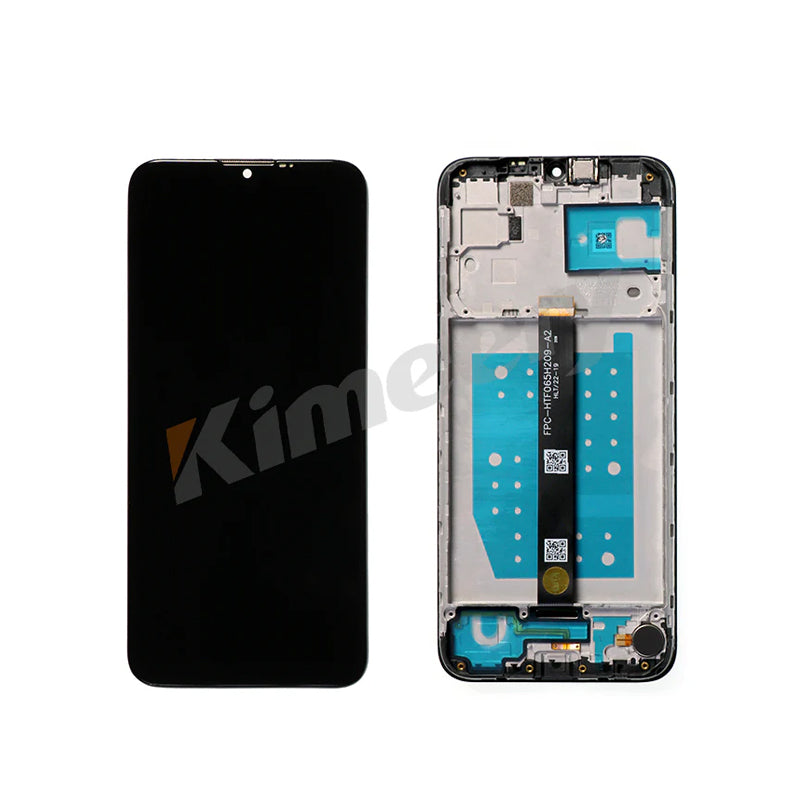 LCD Screen Digitizer Touch Screen Assembly With Frame With Parts for Motorola One Fusion