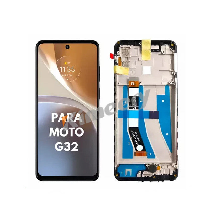 LCD Screen Digitizer Touch Screen Assembly With Parts for Motorola Moto G32