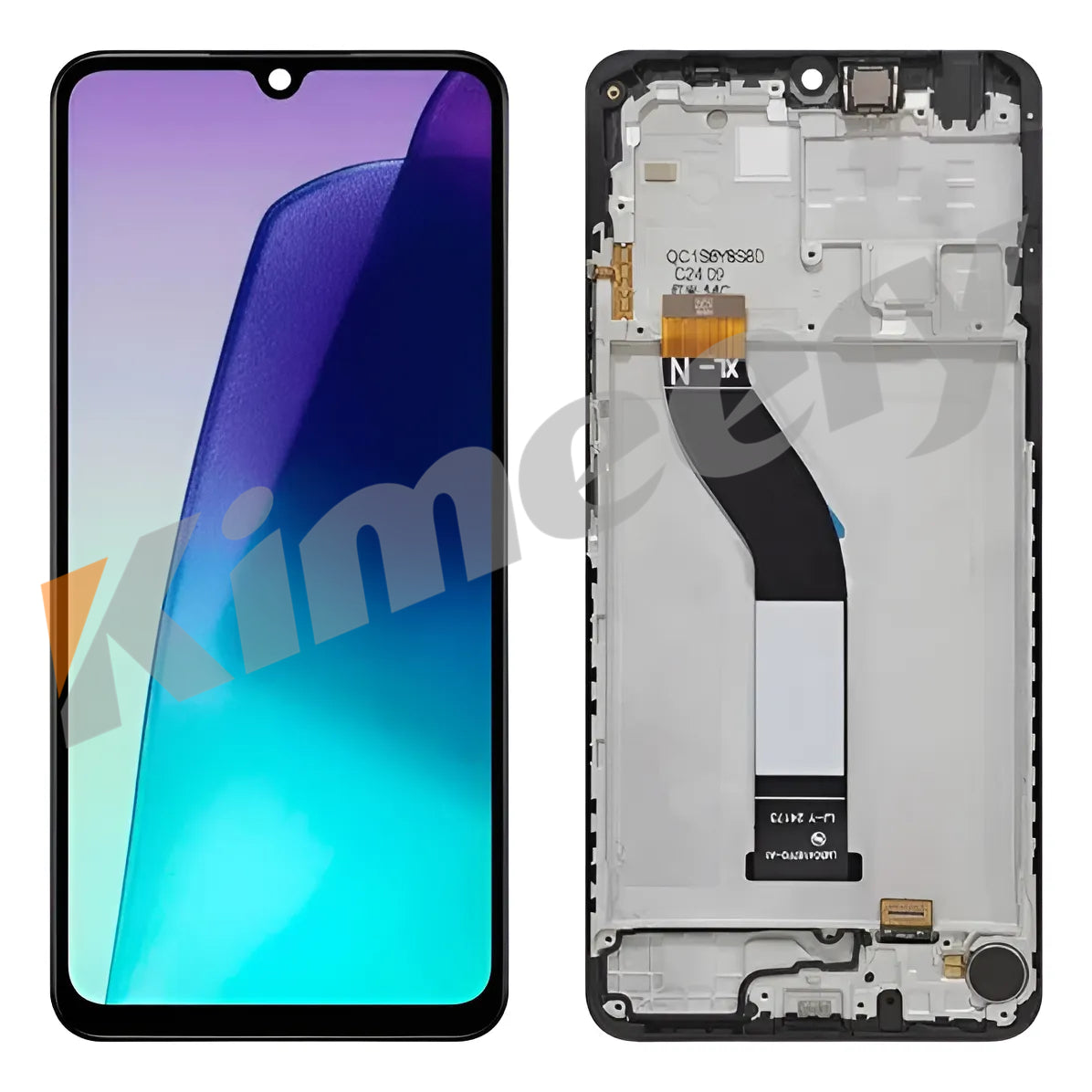 LCD com moldura e peças compatíveis com Xiaomi Redmi 14C