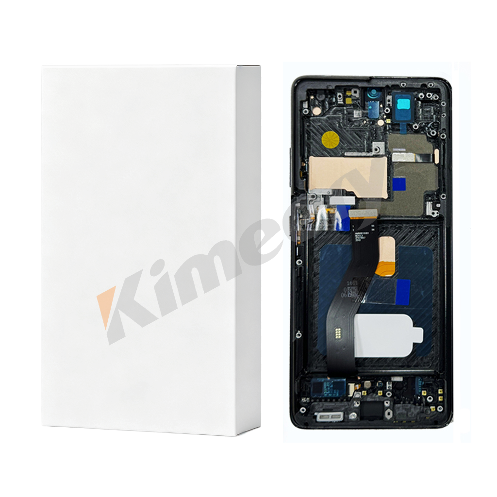 SOFT OLED Tela VIVID LCD completa Para Samsung Galaxy S21 Ultra