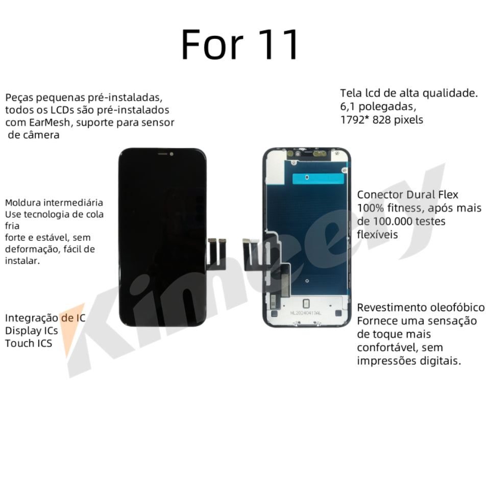 HD+ VIVID Phone Screen Replacement for iPhone 11