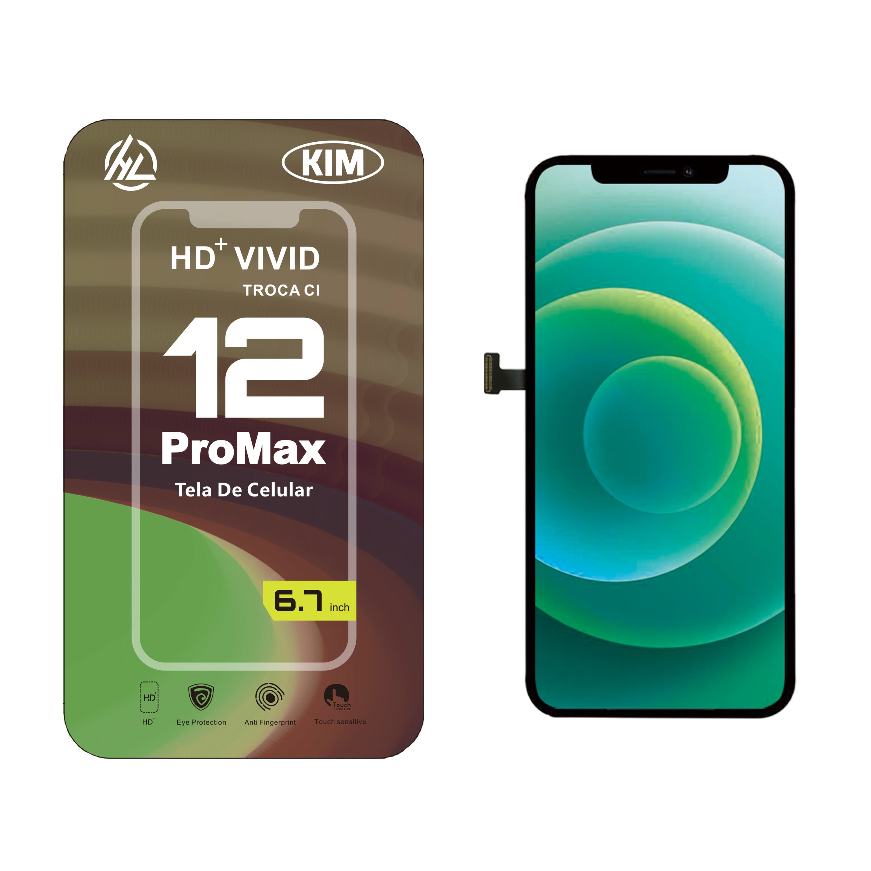Reemplazo de pantalla premium VIVID para iPhone 12 Pro Max