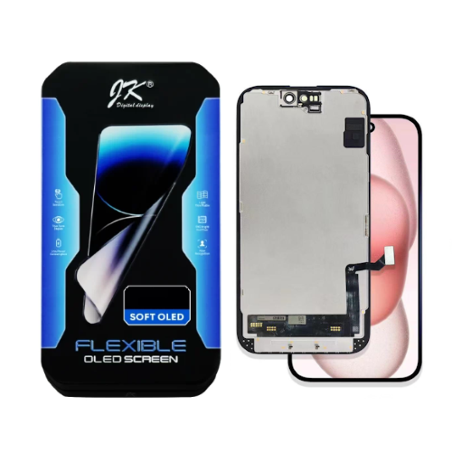 JK Soft OLED Tela Para iPhone 15
