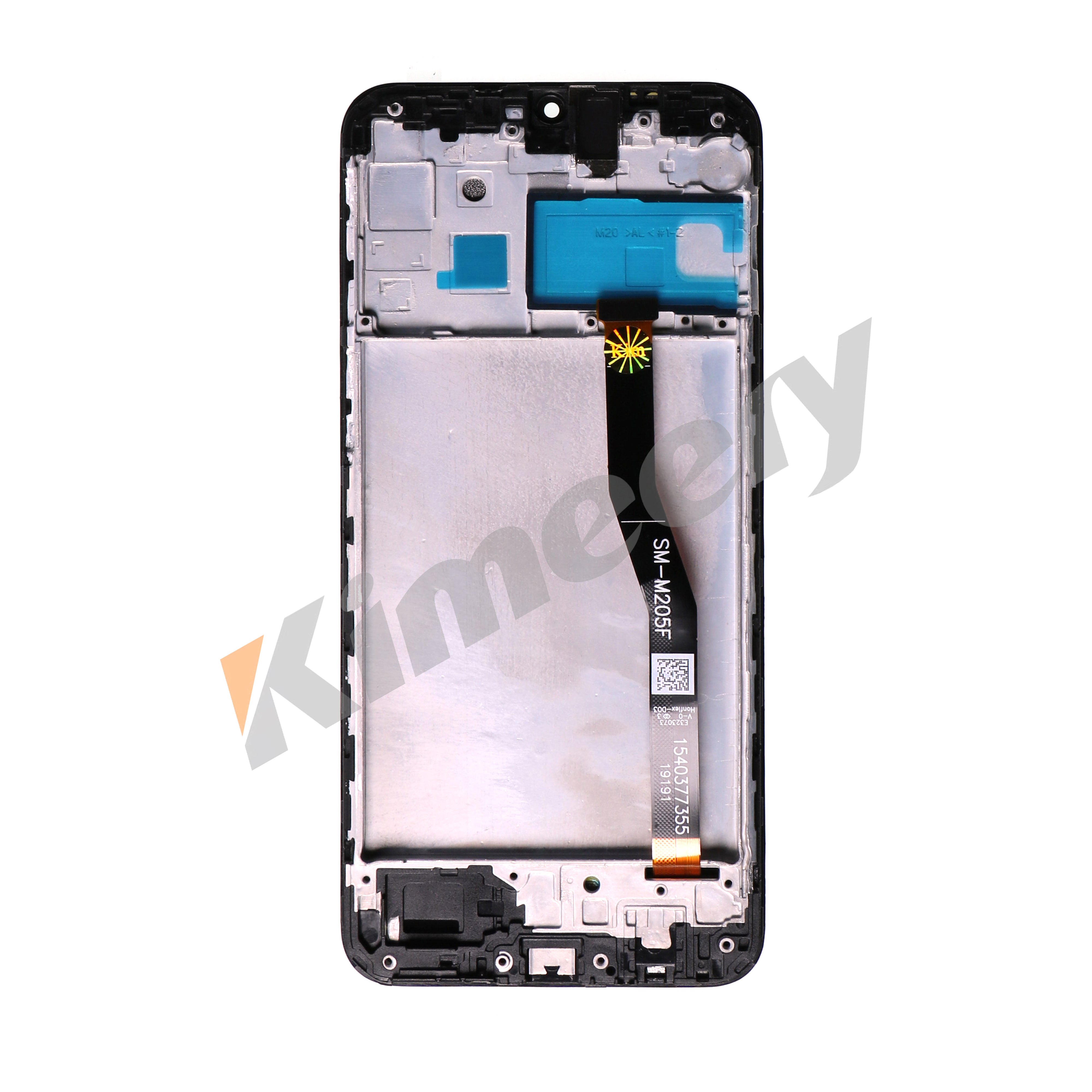 Tela LCD completa com moldura, sem peças, compatível com Samsung Galaxy M20