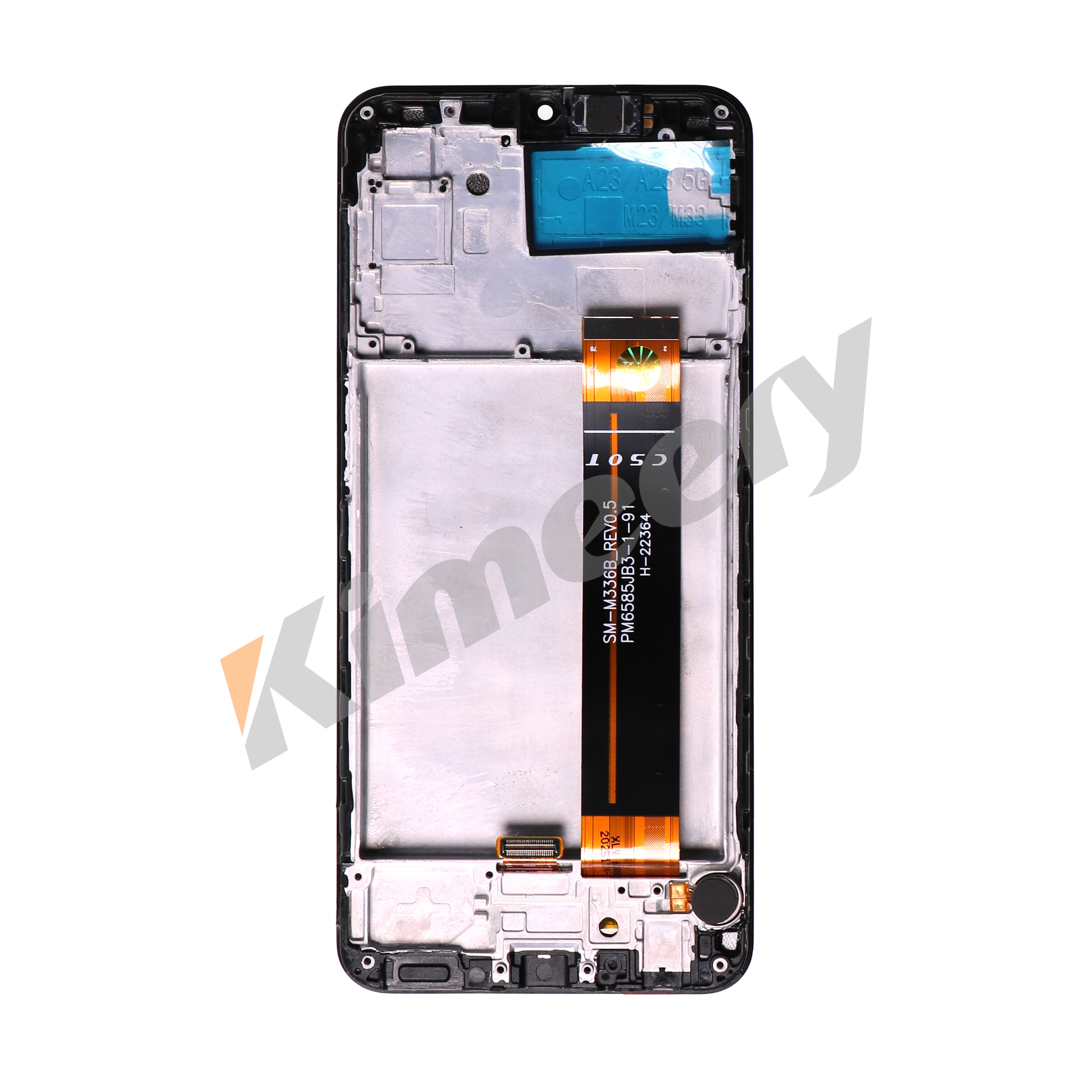 Tela LCD completa com moldura, com peças, compatível com Samsung Galaxy M23