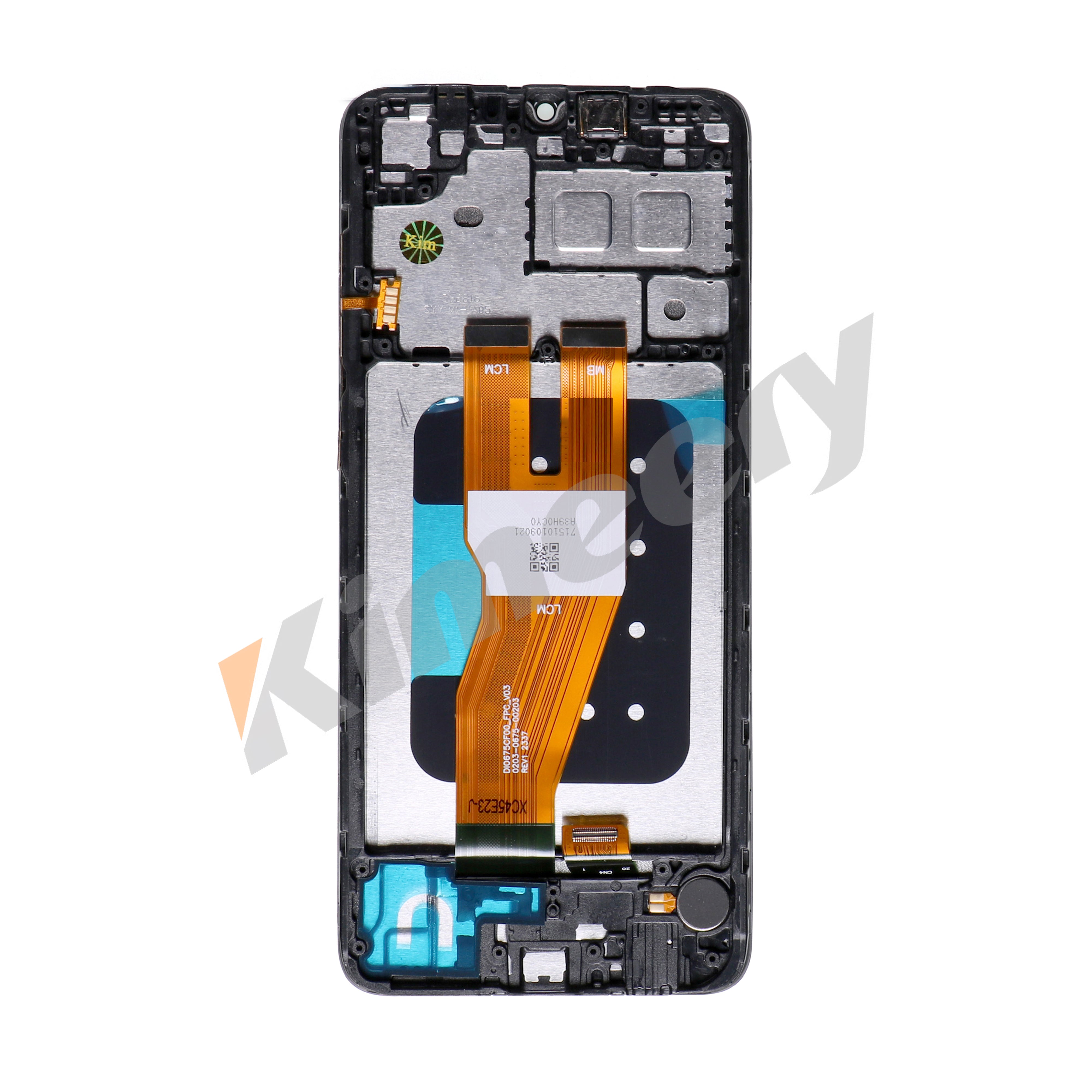 LCD screen assembly with frame and parts compatible with Samsung Galaxy A05