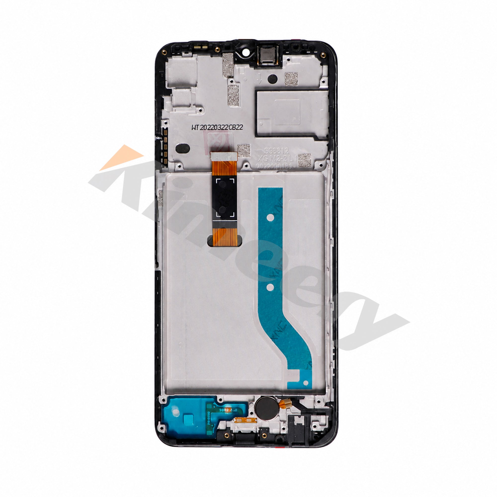 Pantalla táctil digitalizadora LCD INCELL con marco y piezas para Motorola Moto E22