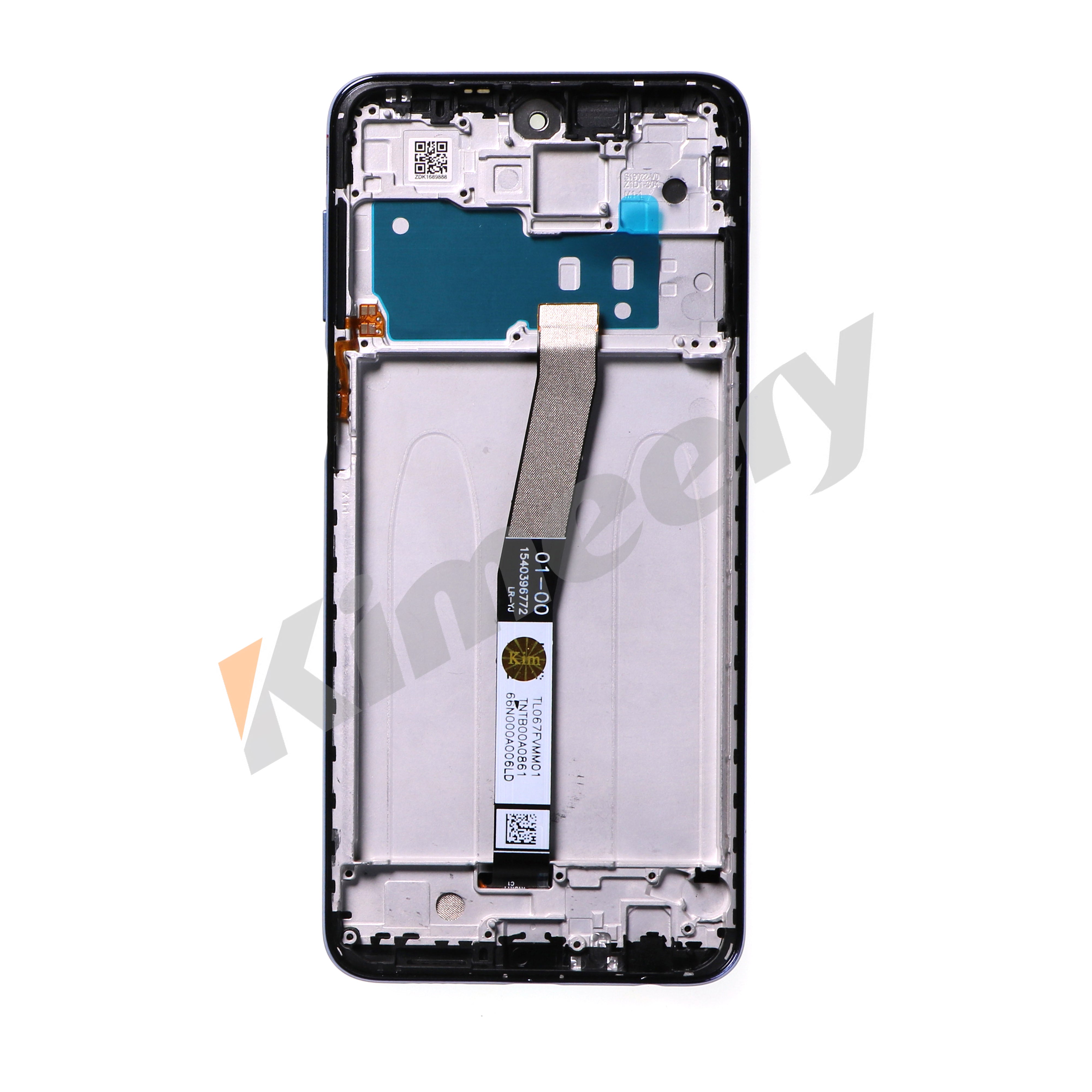 Tela LCD com moldura compatível com Xiaomi Redmi Note 9S