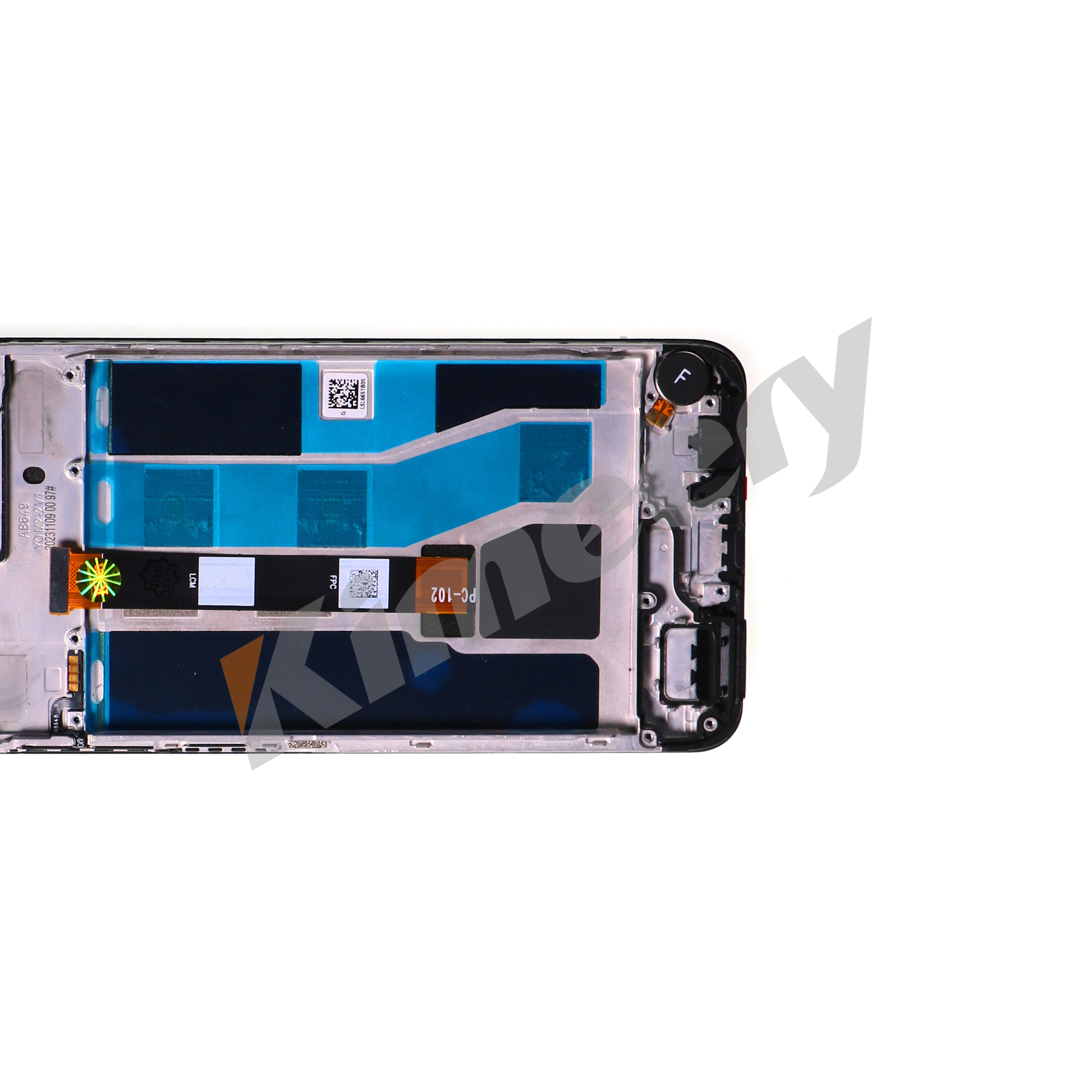 Tela LCD com moldura e peças compatíveis com Realme C53