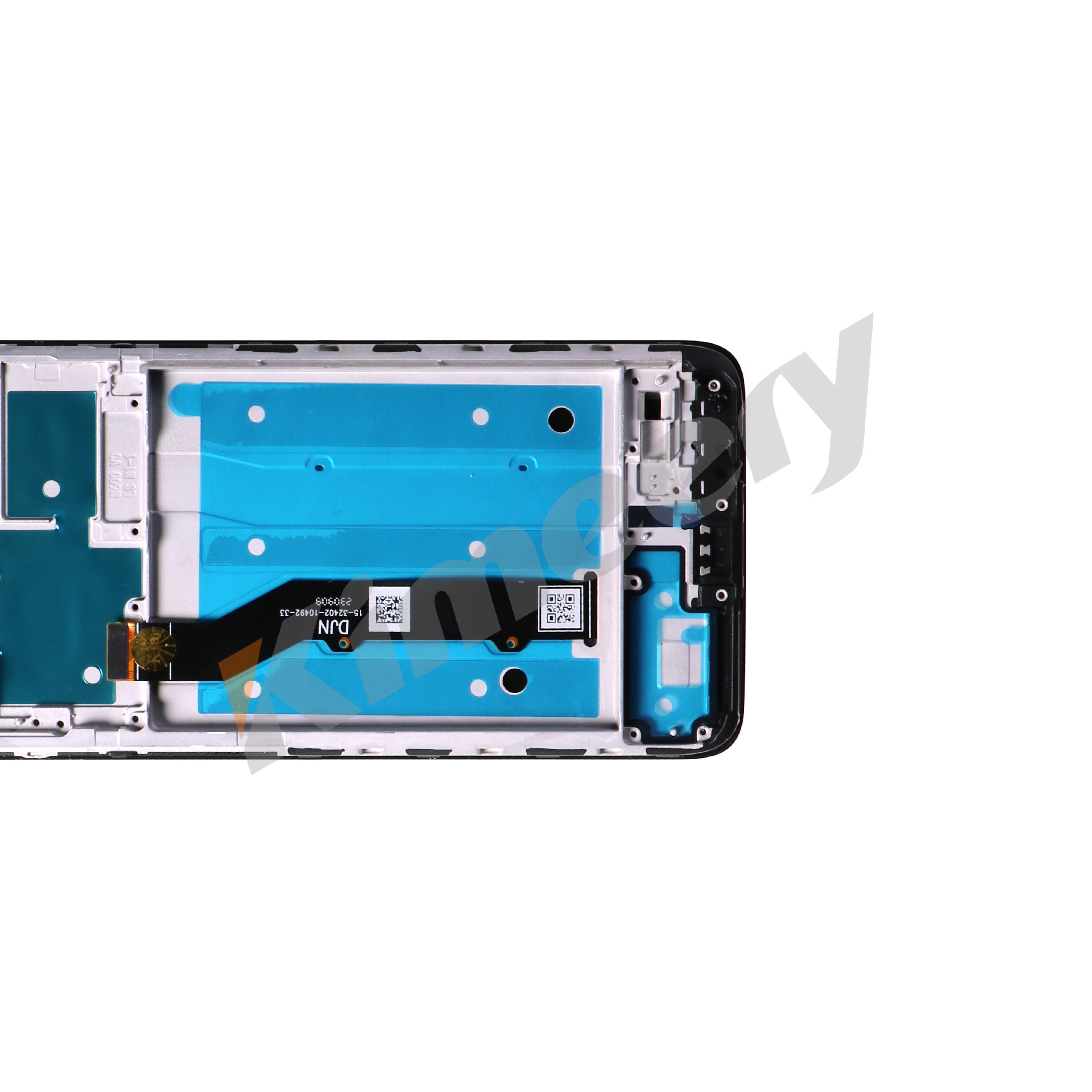 Tela LCD digitalizadora touchscreen com moldura para Motorola Moto G9 Plus