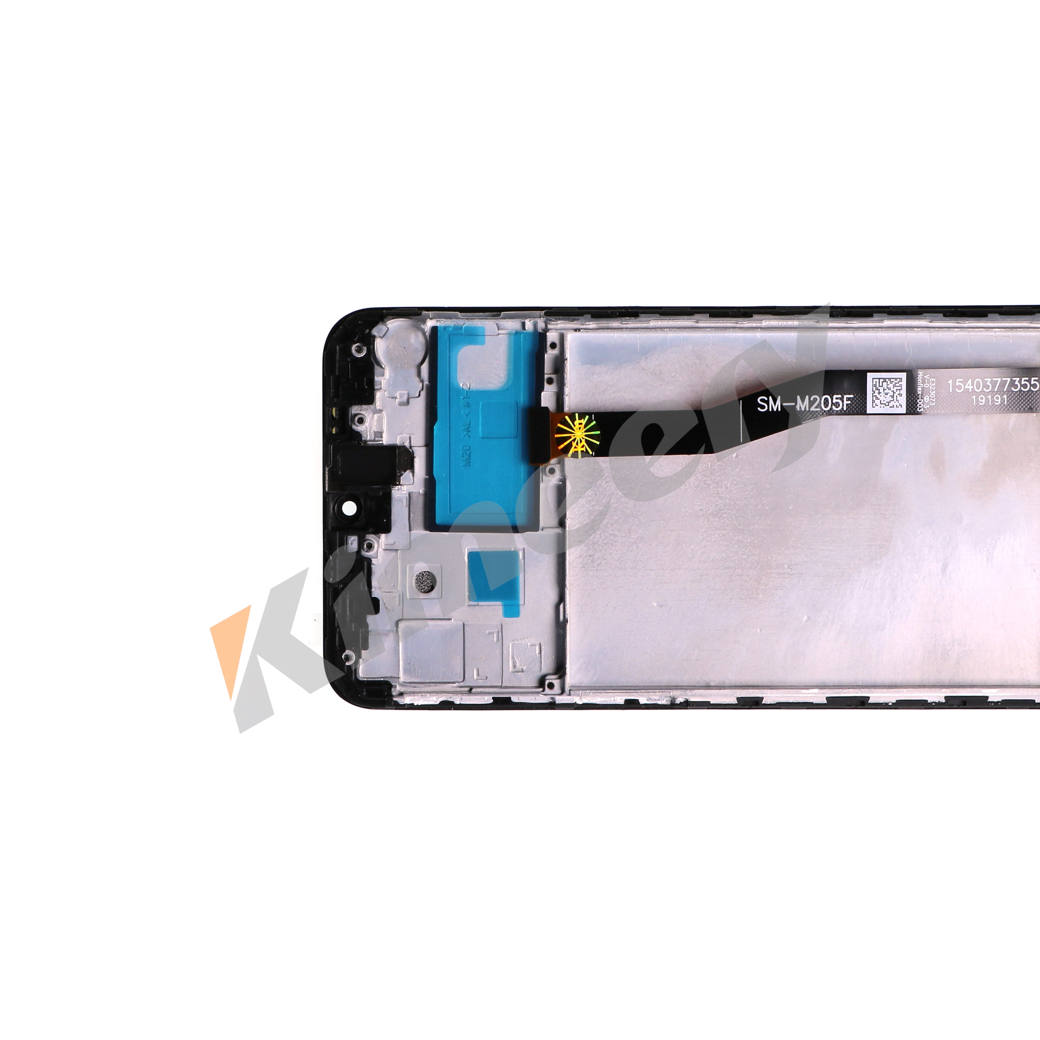 Tela LCD completa com moldura, sem peças, compatível com Samsung Galaxy M20