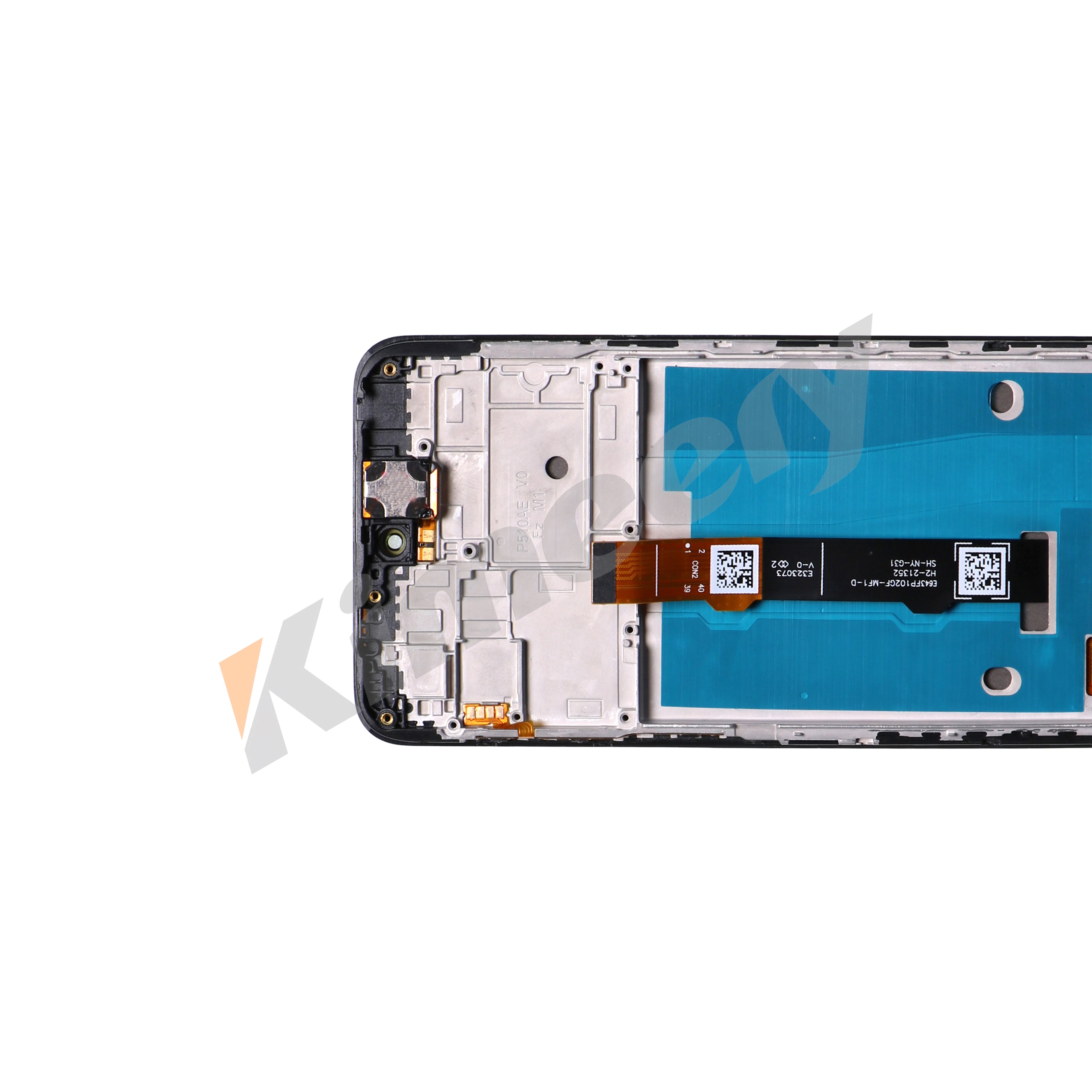 Conjunto de tela sensível ao toque do digitalizador de tela LCD Com Aro para Motorola Moto G42