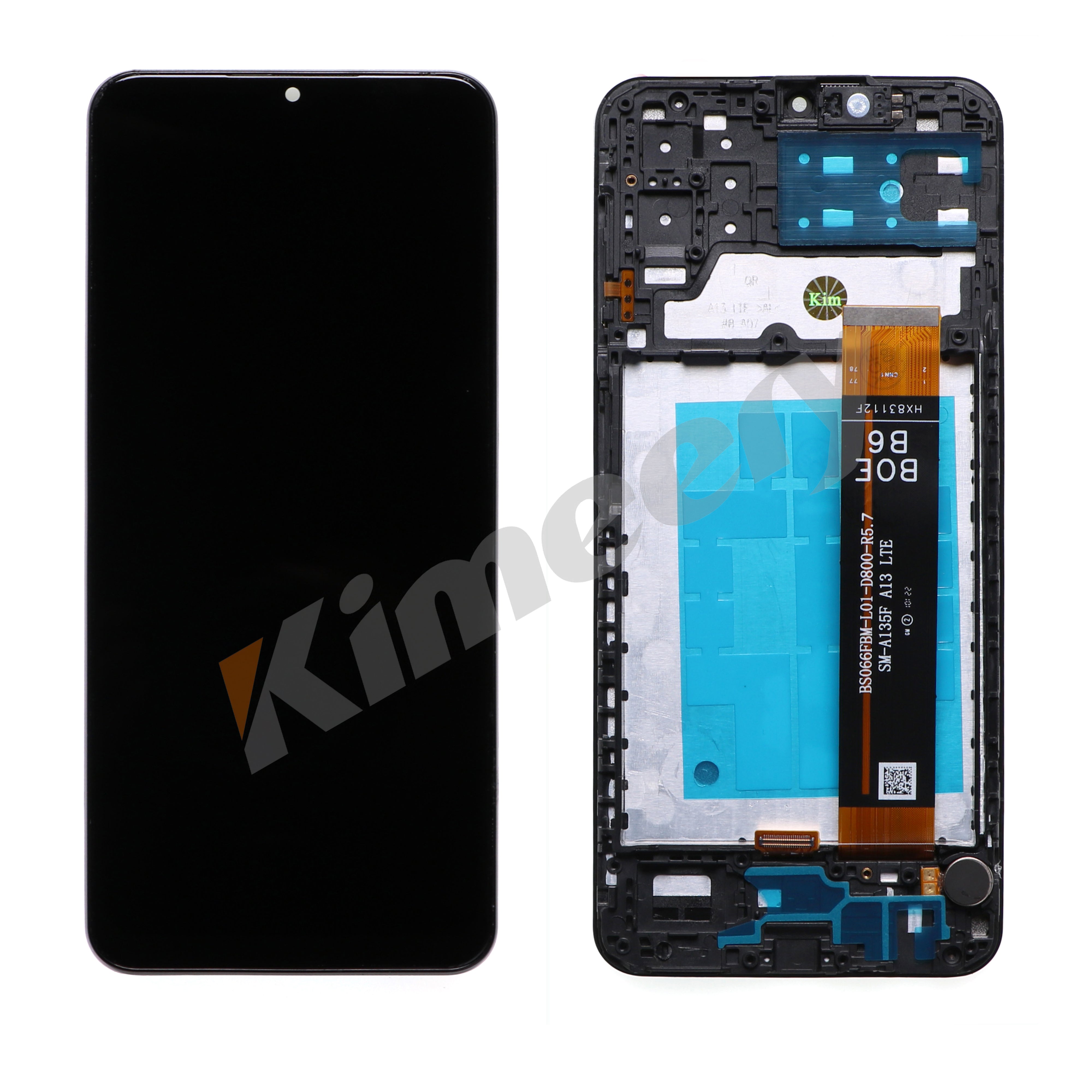 Conjunto de tela LCD com peças compatíveis para Samsung Galaxy A13 4G A135