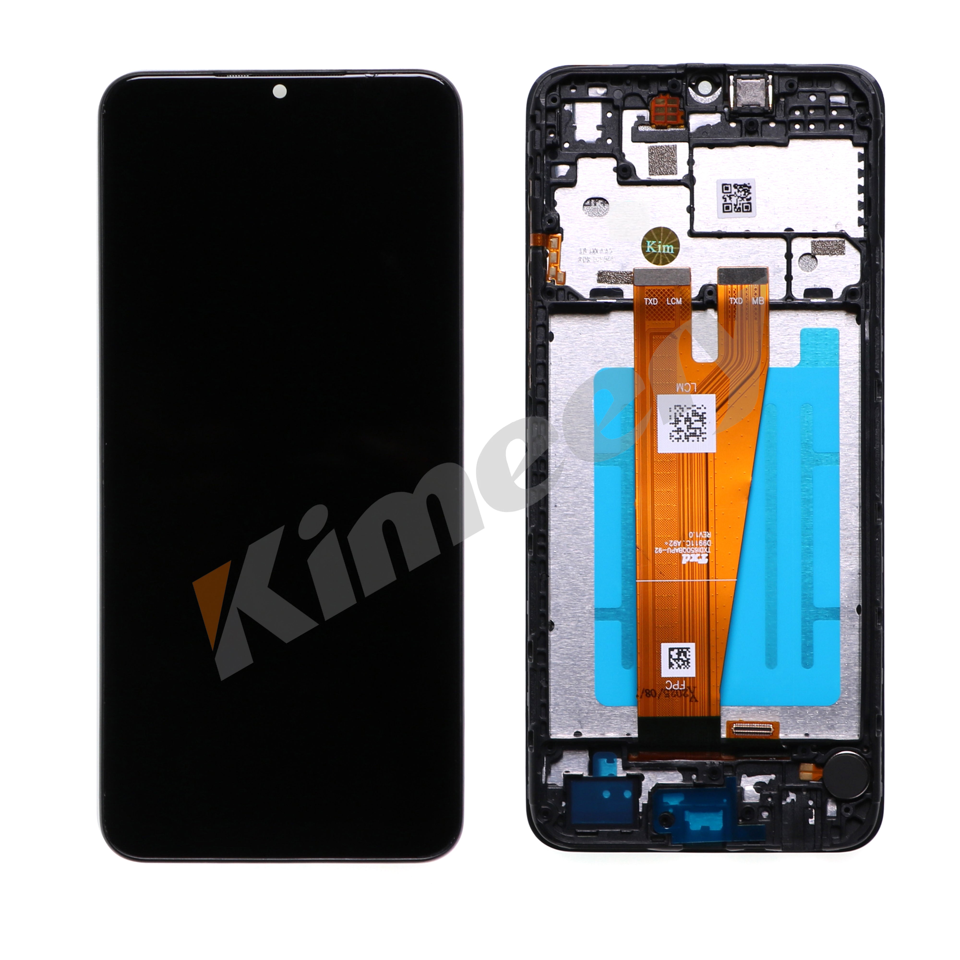 Conjunto de tela LCD compatível com peças para Samsung Galaxy A04 A045