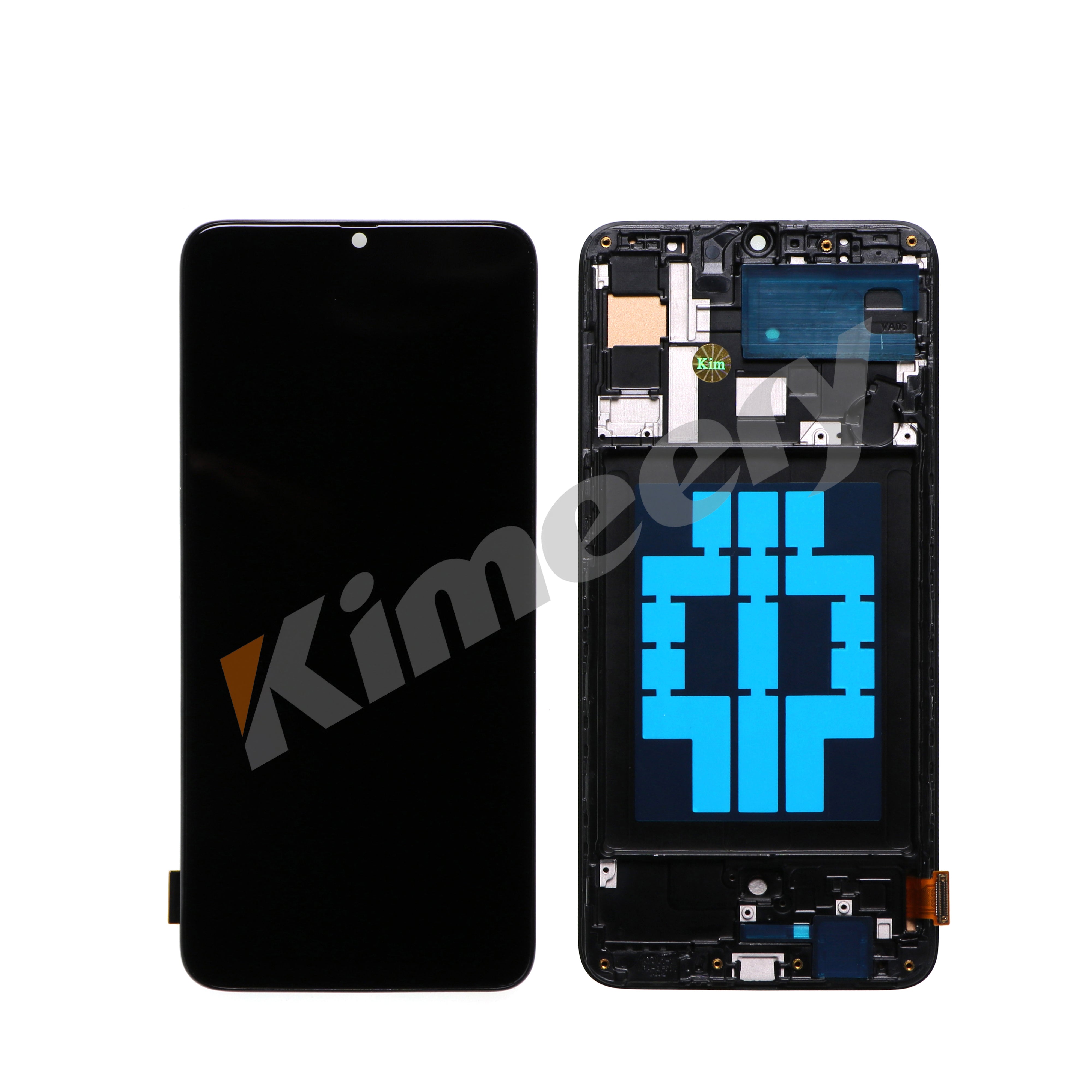 Conjunto de tela INCELL com moldura compatíveis para Samsung Galaxy A70