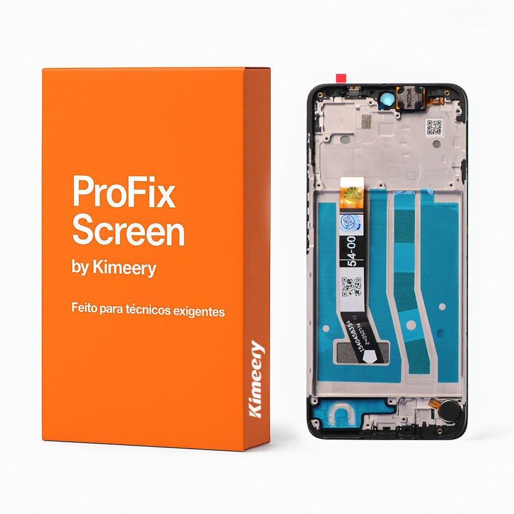 Tela sensível ao toque LCD National+ Parts parar Motorola Moto G54