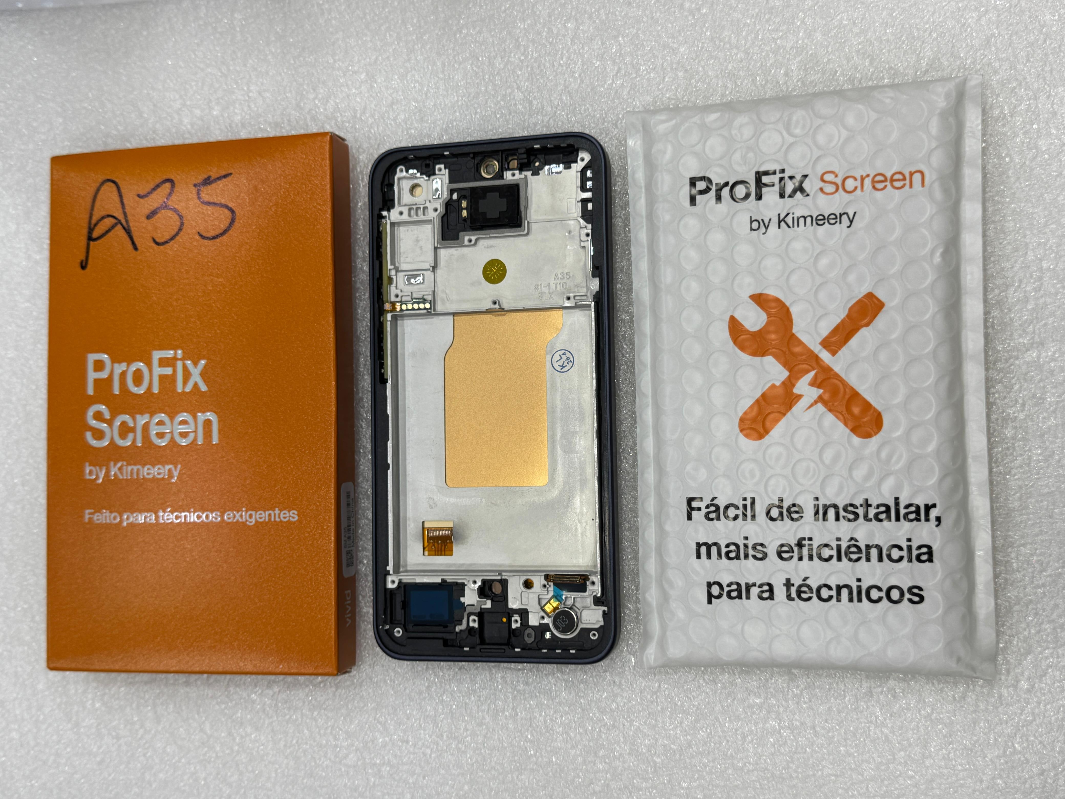 ProFix OLED Tela VIVID LCD completa com Samsung Galaxy A35 (5G)-  PRETO