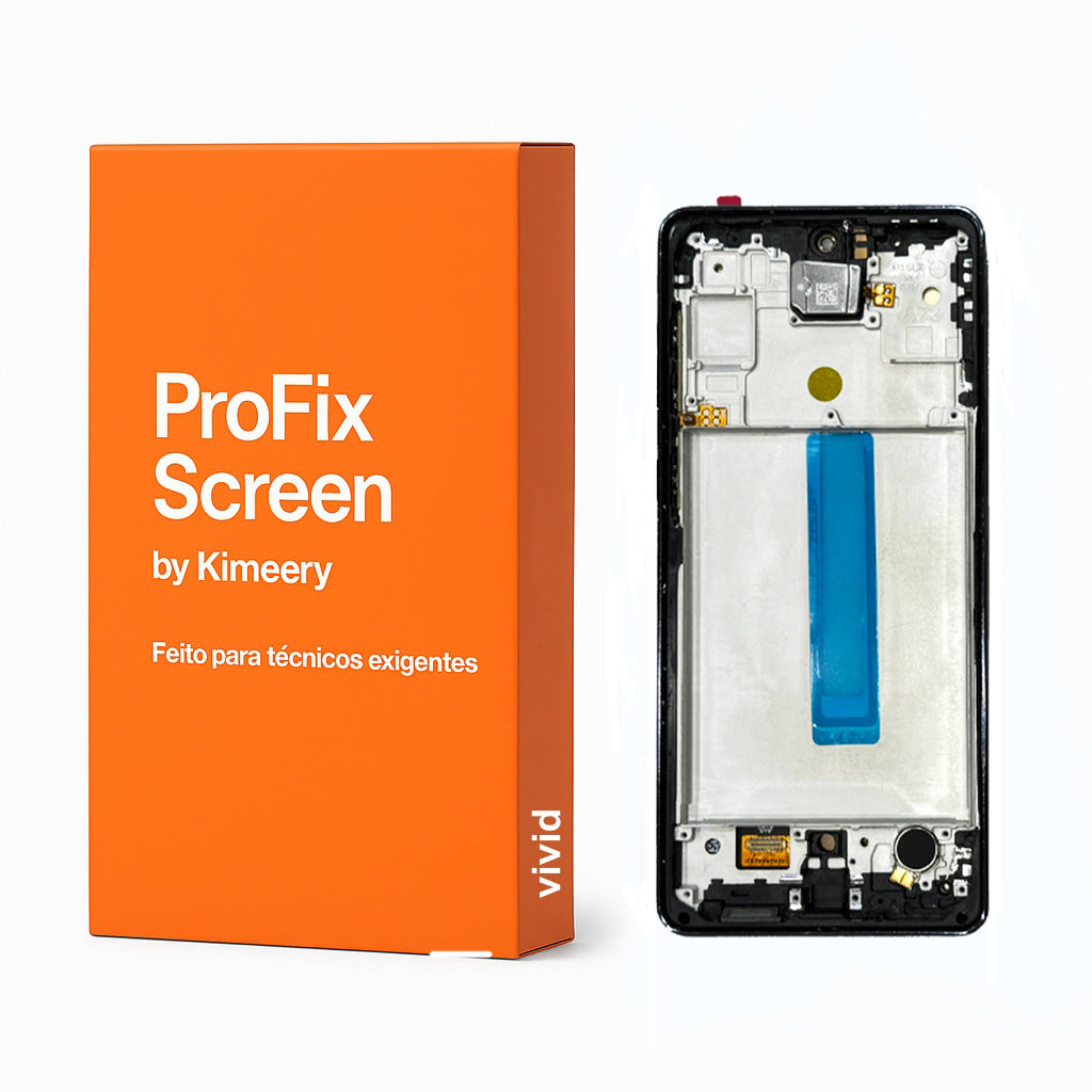 ProFix OLED Tela VIVID LCD completa Para Samsung Galaxy A73 5G Preto