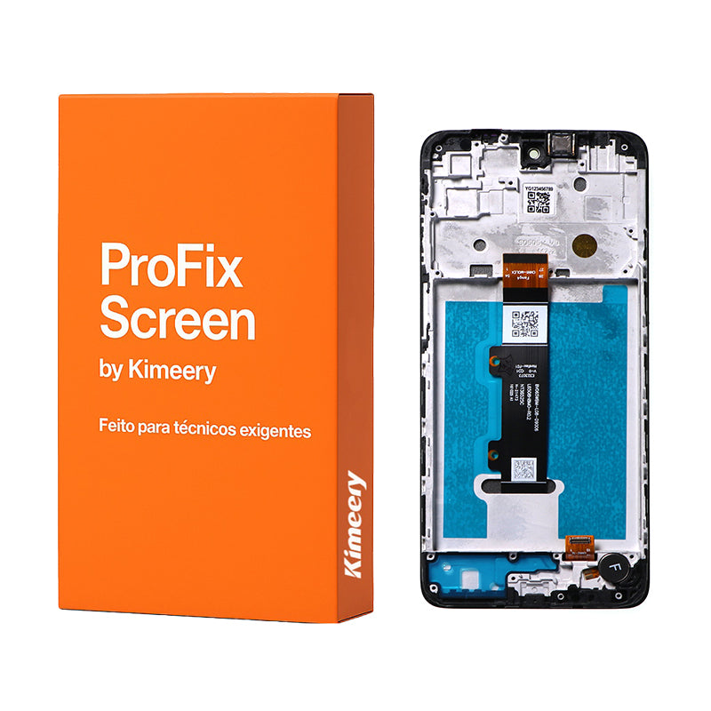 Conjunto de tela LCD com peças compatíveis para Motorola Moto E32
