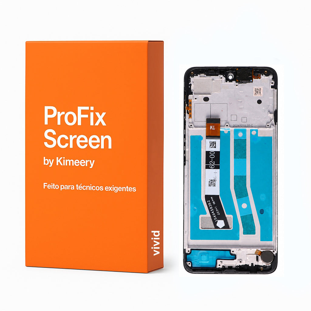 Pantalla táctil digitalizadora LCD INCELL con marco y piezas para Motorola Moto E22