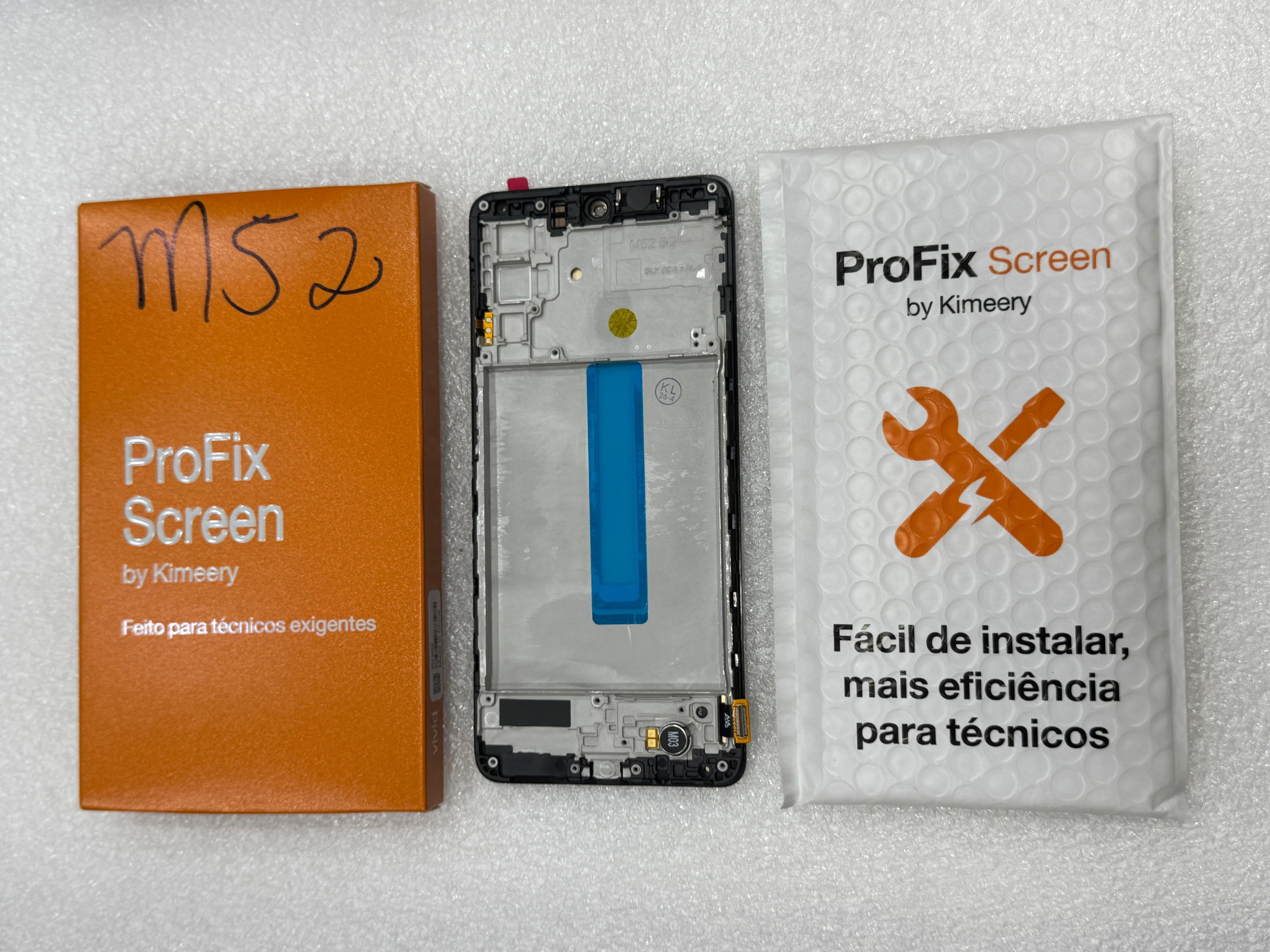 ProFix OLED Tela VIVID LCD completa com  Samsung Galaxy M52 (5G)