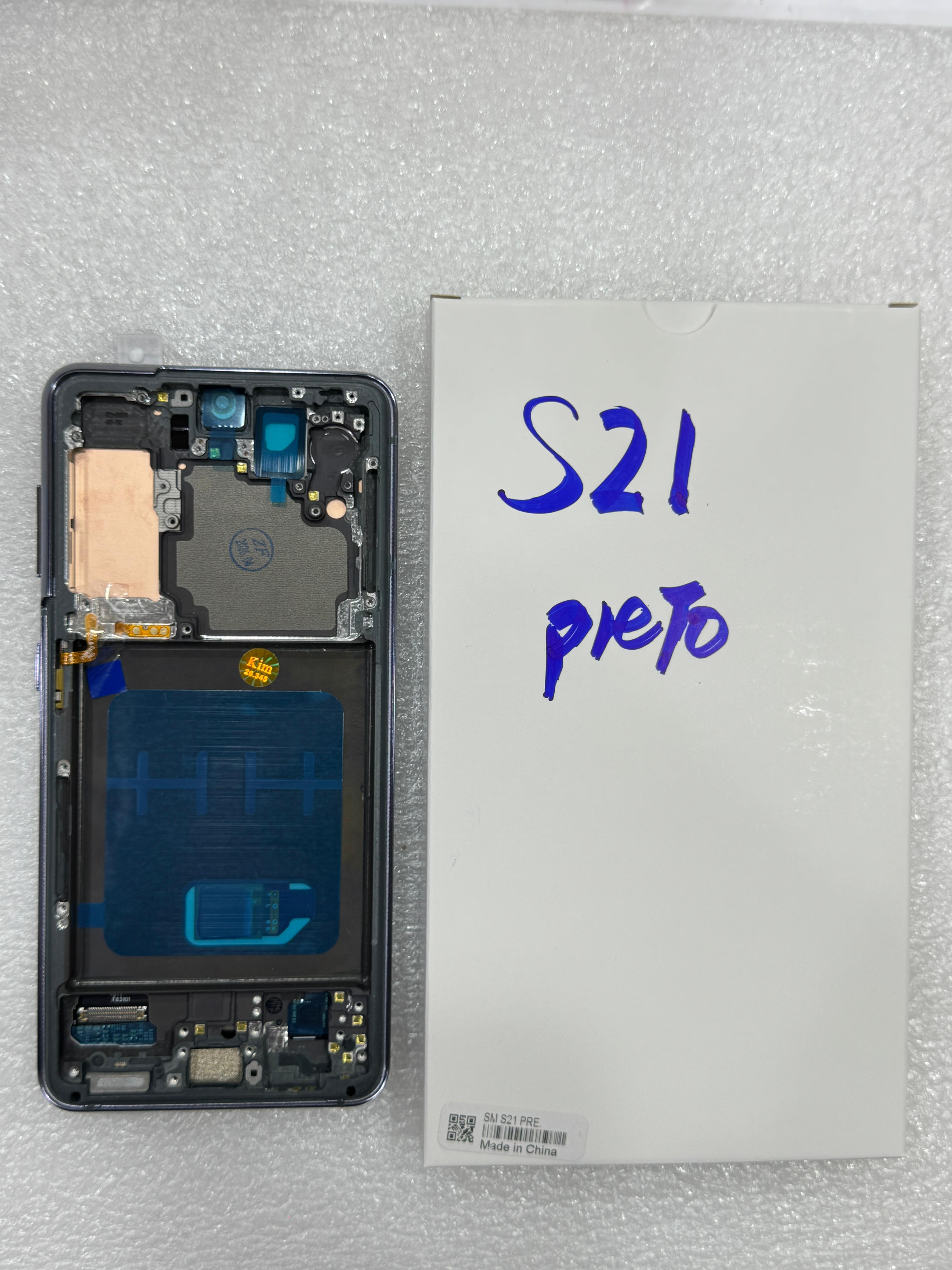 SOFT OLED Tela VIVID LCD completa Para Samsung Galaxy S21