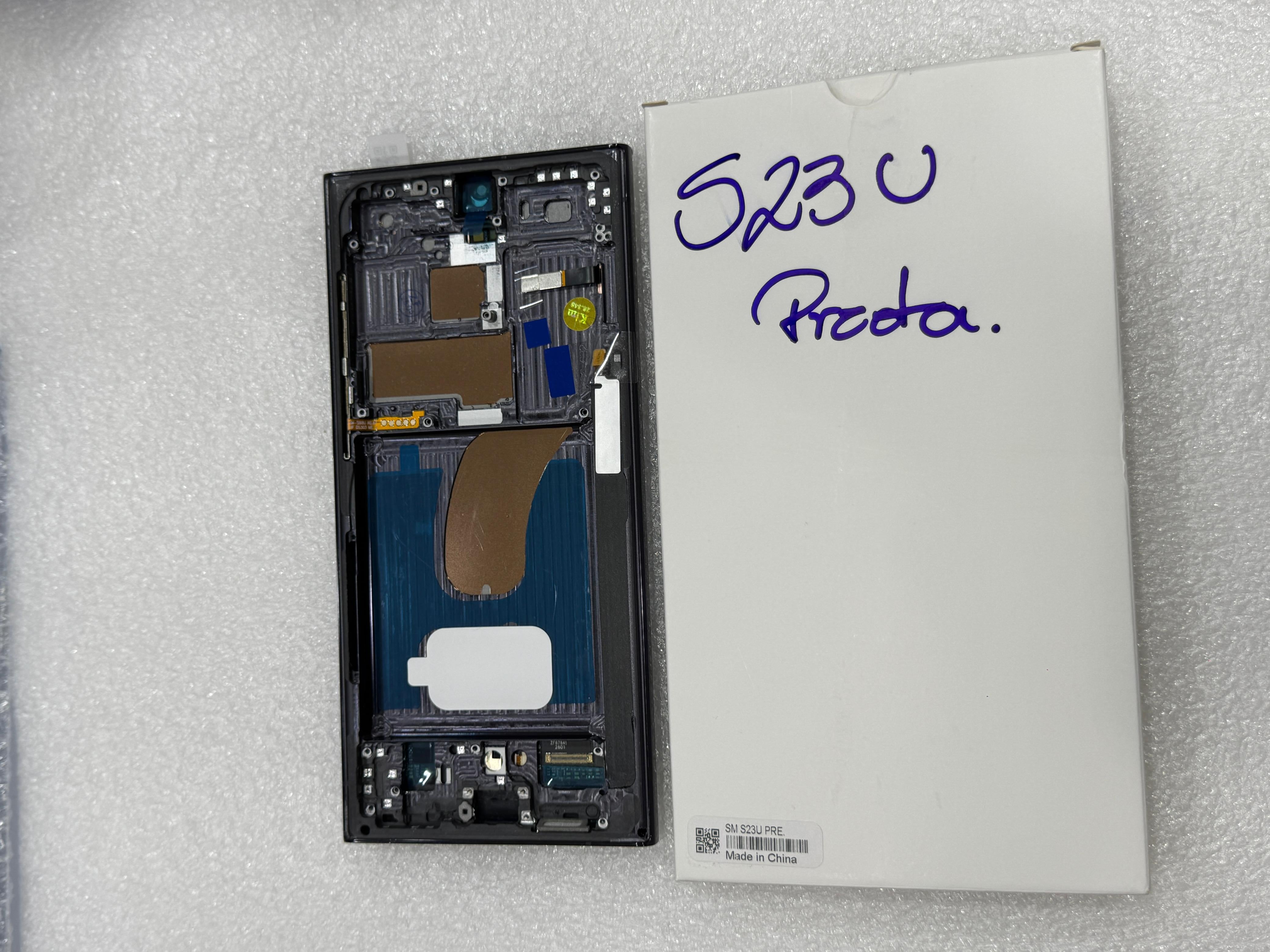 SOFT OLED Tela VIVID LCD completa Para Samsung Galaxy S23 Ultra