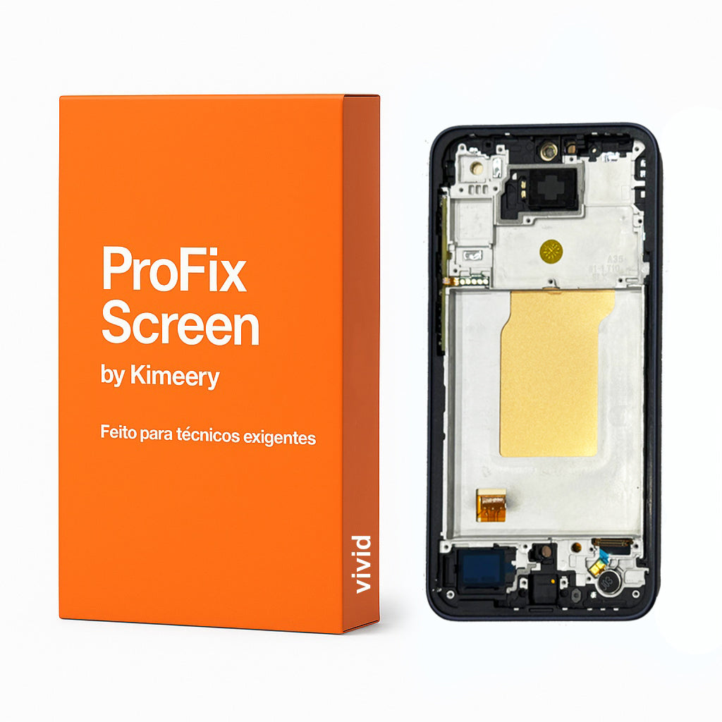 ProFix OLED Tela VIVID LCD completa com Samsung Galaxy A35 (5G)-  PRETO