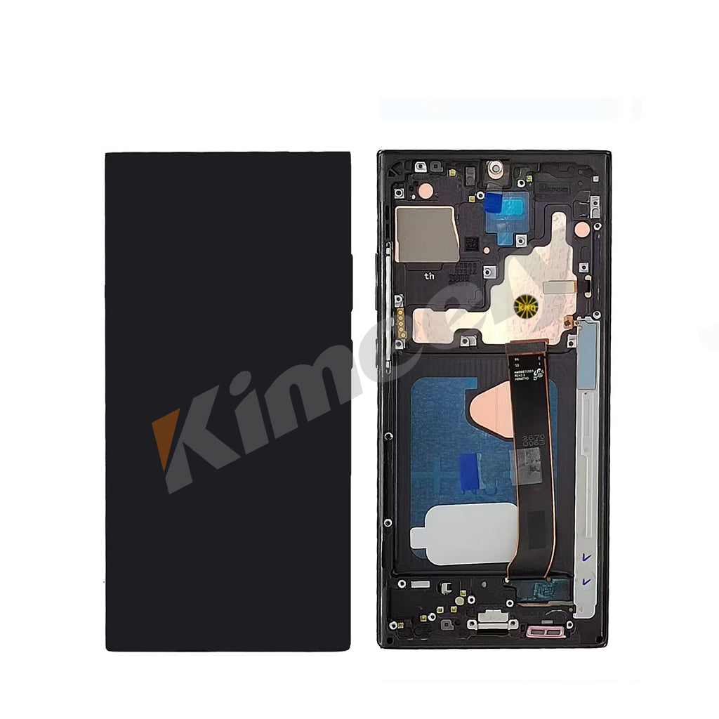 SOFT OLED Tela VIVID LCD completa para Samsung Galaxy Note 20 Ultra Preto