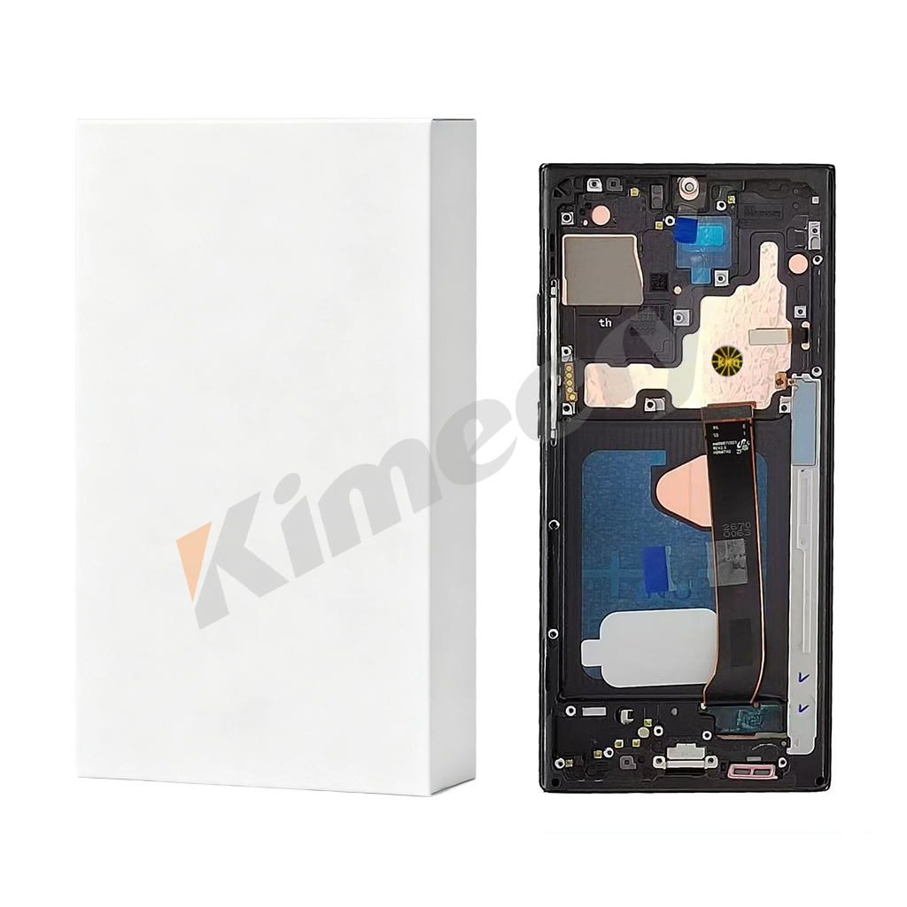 SOFT OLED Tela VIVID LCD completa para Samsung Galaxy Note 20 Ultra Preto