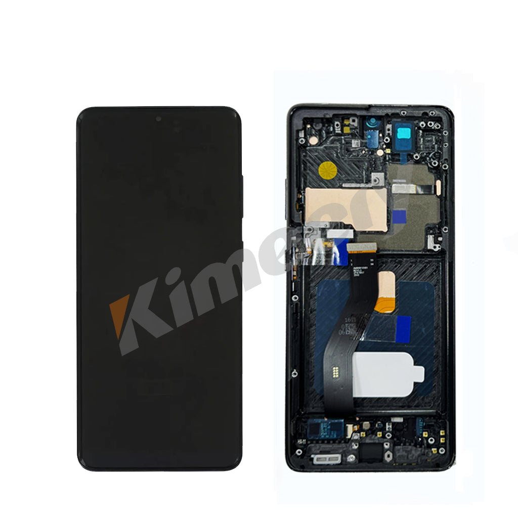 SOFT OLED Tela VIVID LCD completa Para Samsung Galaxy S21 Ultra